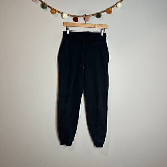 Lululemon black jogger sweatpants - Picture 1 of 5